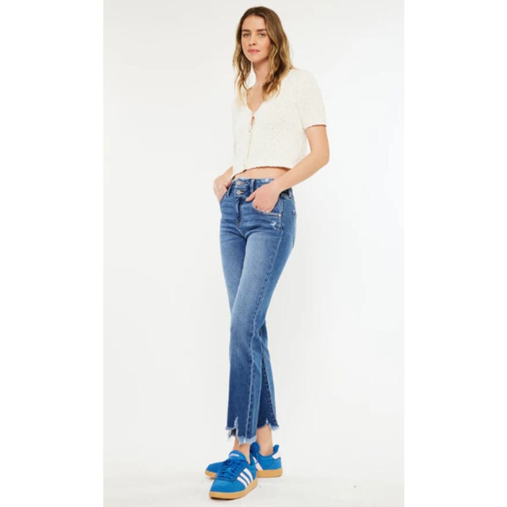 KanCan Walnut High Rise Slim Straight Jeans Comfort Stretch Denim Sz 5/26